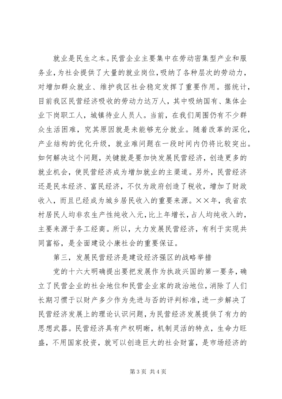 在民营经济工作会议上的讲 (3)_第3页