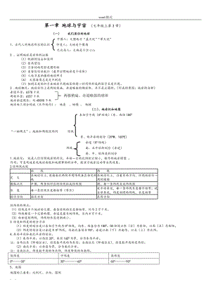 《初中地理知识点总结(大全)》