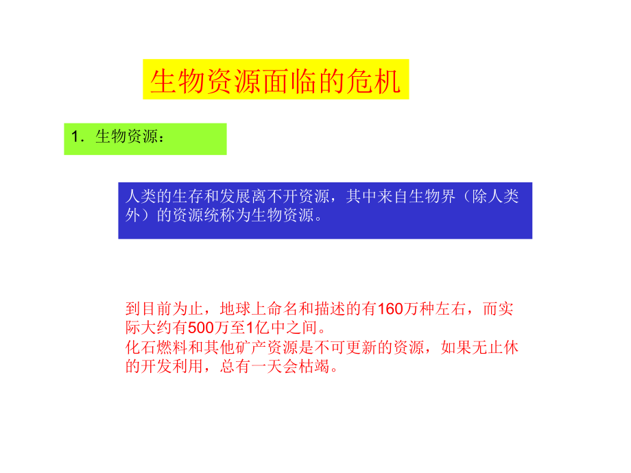 生物：43《关注生物资源的合理利用》课件（新人教版选修2）_第4页