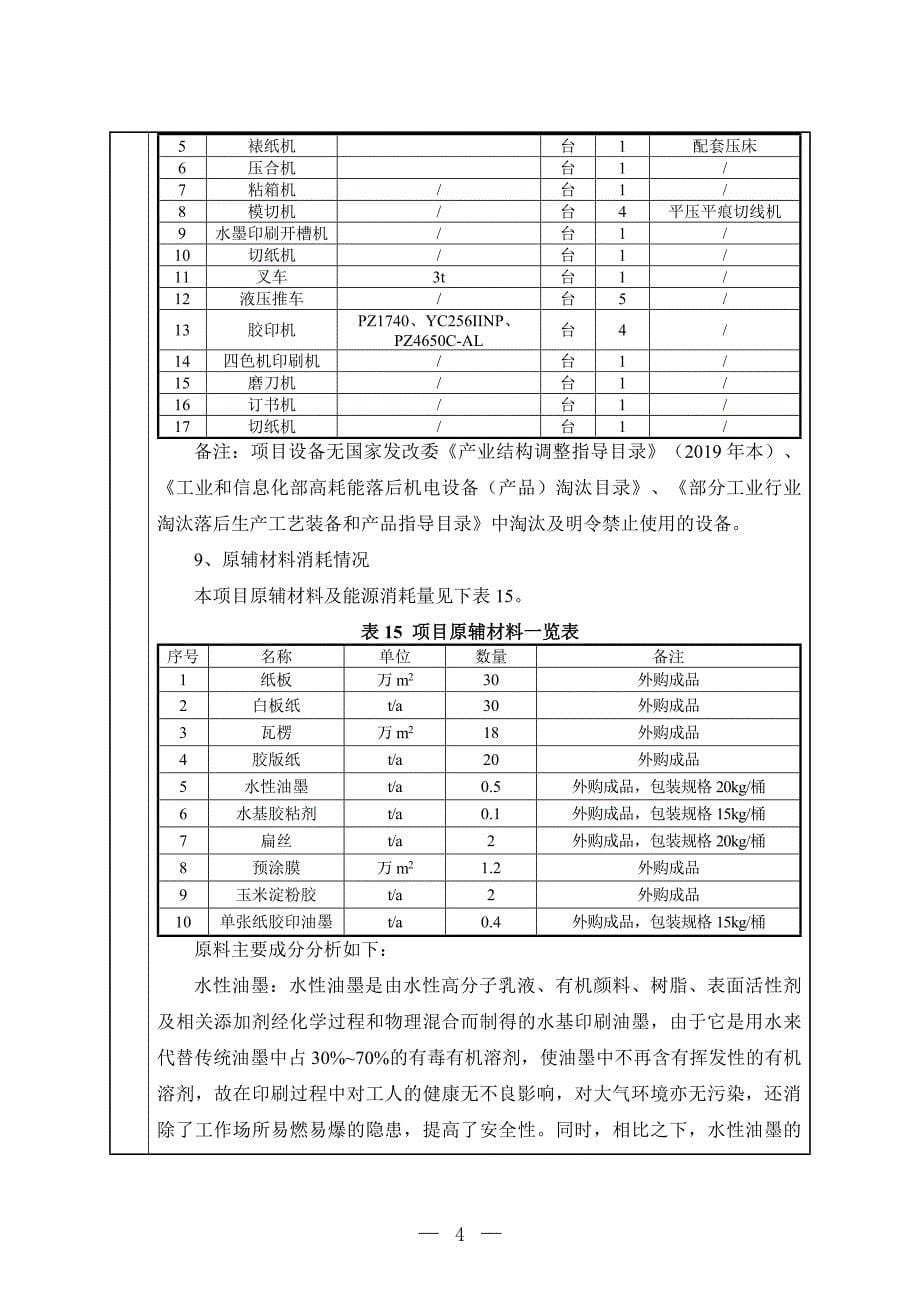 印刷品加工项目环境影响报告表_第5页