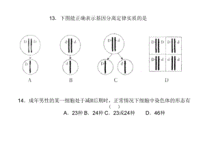 第一节基因突变和基因重组