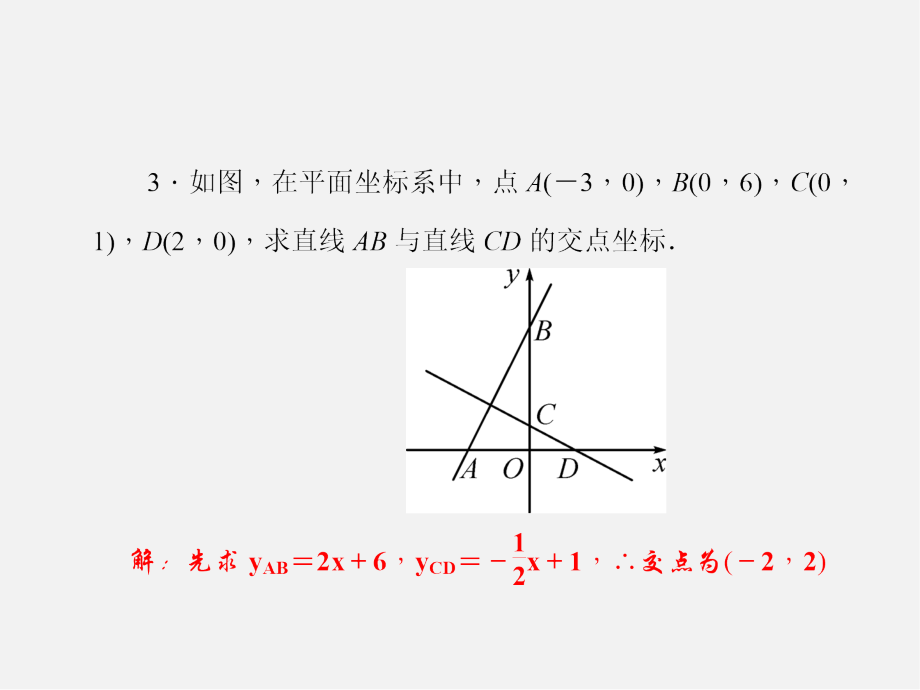 北师大初中数学八上《5课件.6二元一次方程与一次函数》PPT课件 (2)_第3页