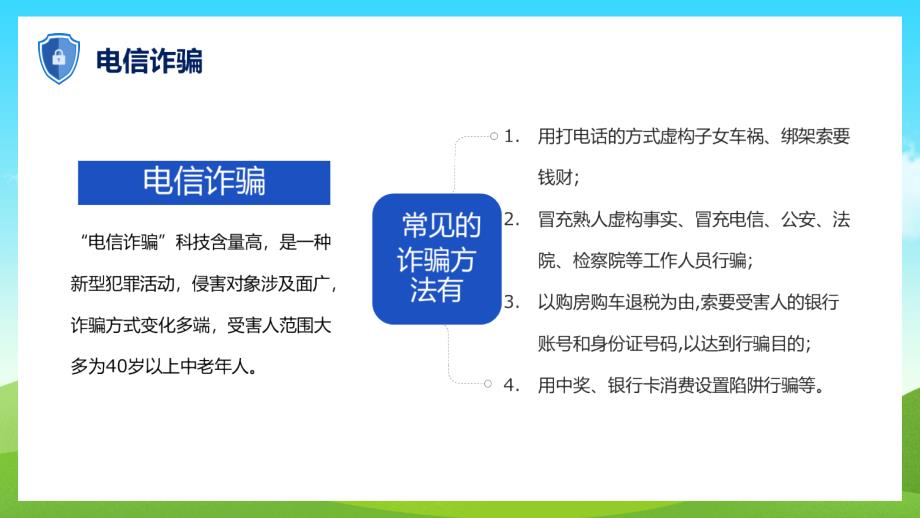 蓝色科技风居民防诈骗安全教育PPT教学课程_第4页