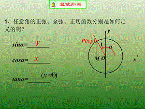 人教A版高中数学必修四 1-2-2 同角三角函数的基本关系 课件 （共14张PPT）