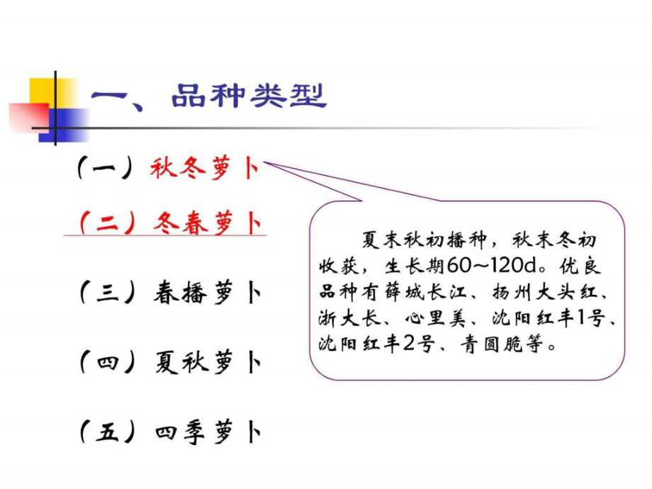 根菜类蔬菜种植技术PPT_第4页