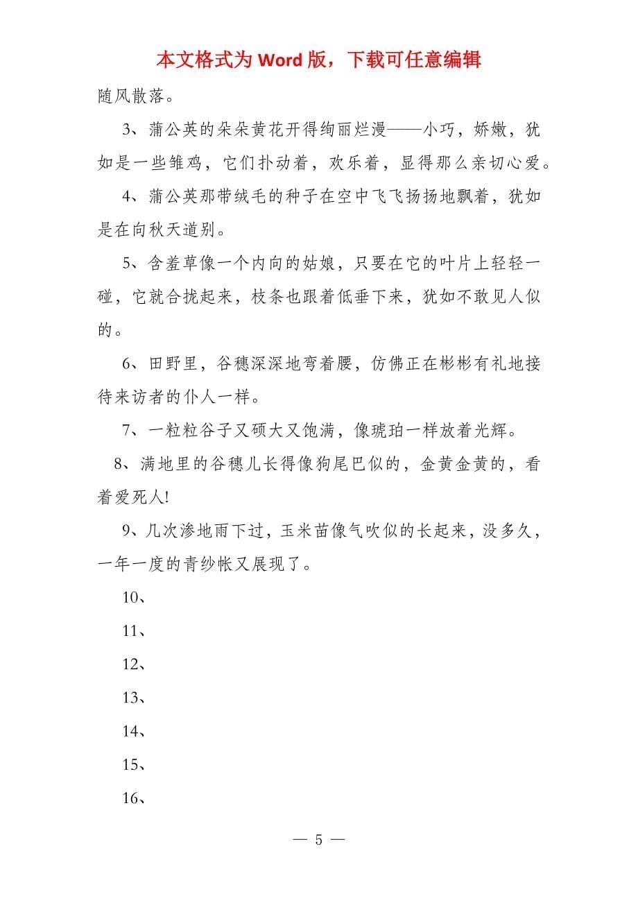 20字30句比喻句_第5页