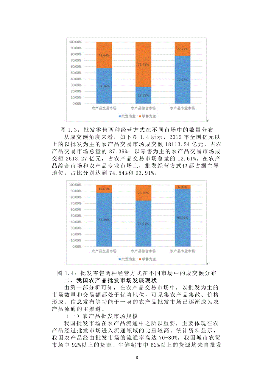 调研报告：我国农产品批发市场发展状况研究_第3页