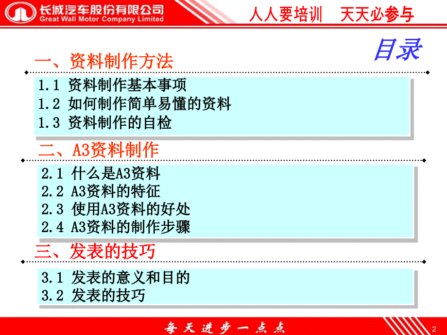 丰田A3资料制作及发布技巧课件_第2页