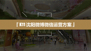 4147-K11沈阳双微运营规划【教育】