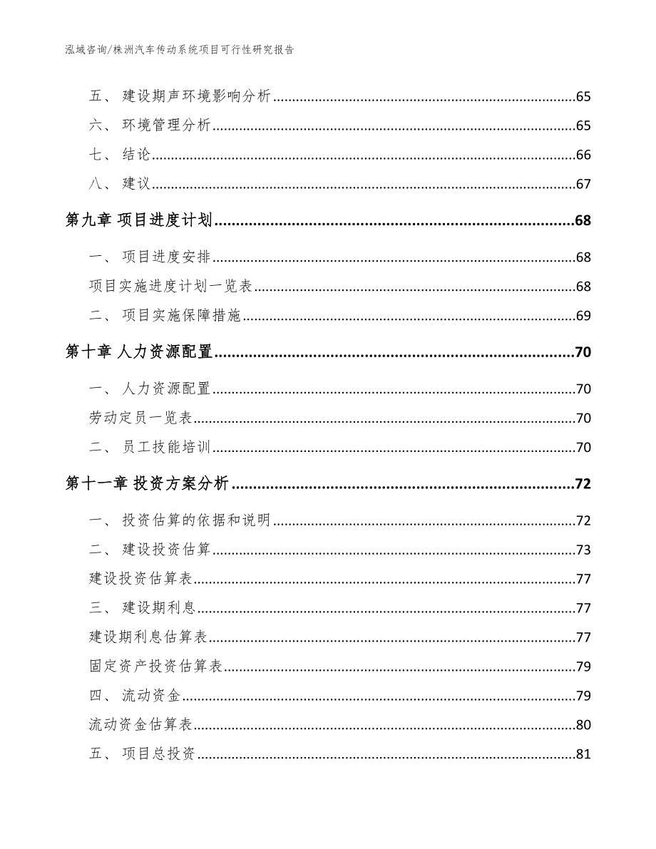 株洲汽车传动系统项目可行性研究报告参考模板_第3页