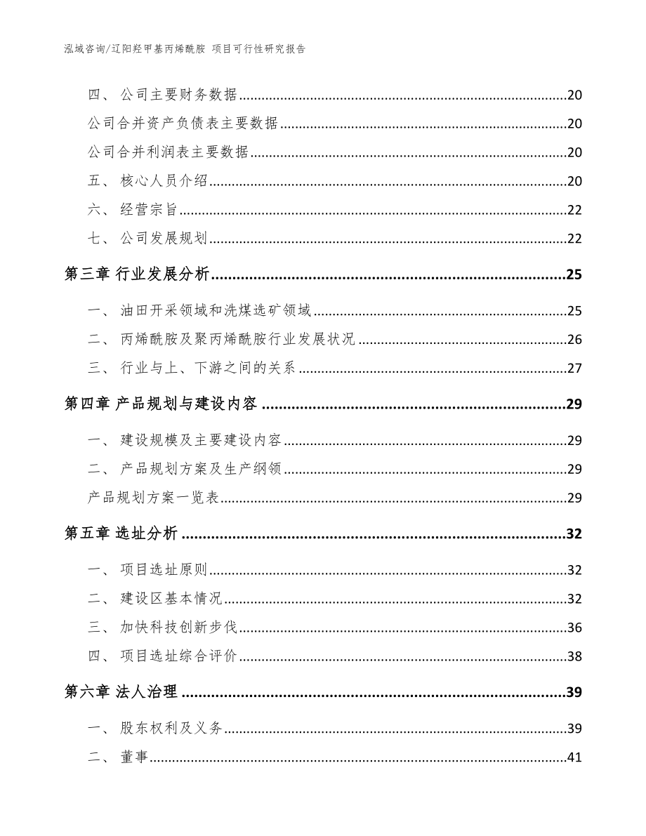 辽阳羟甲基丙烯酰胺 项目可行性研究报告（范文）_第4页