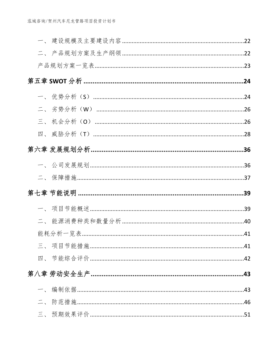 贺州汽车尼龙管路项目投资计划书_模板范文_第2页