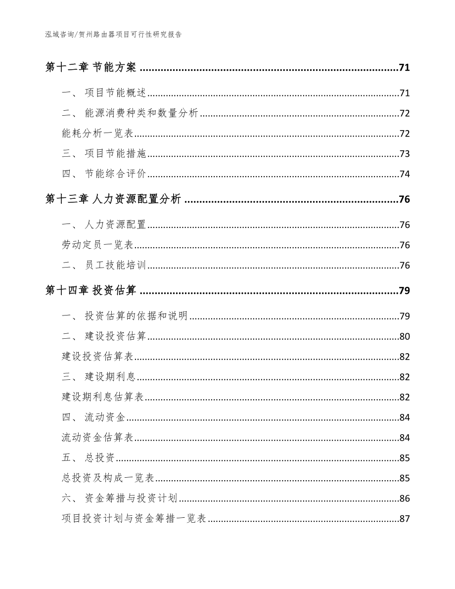 贺州路由器项目可行性研究报告【模板范文】_第4页