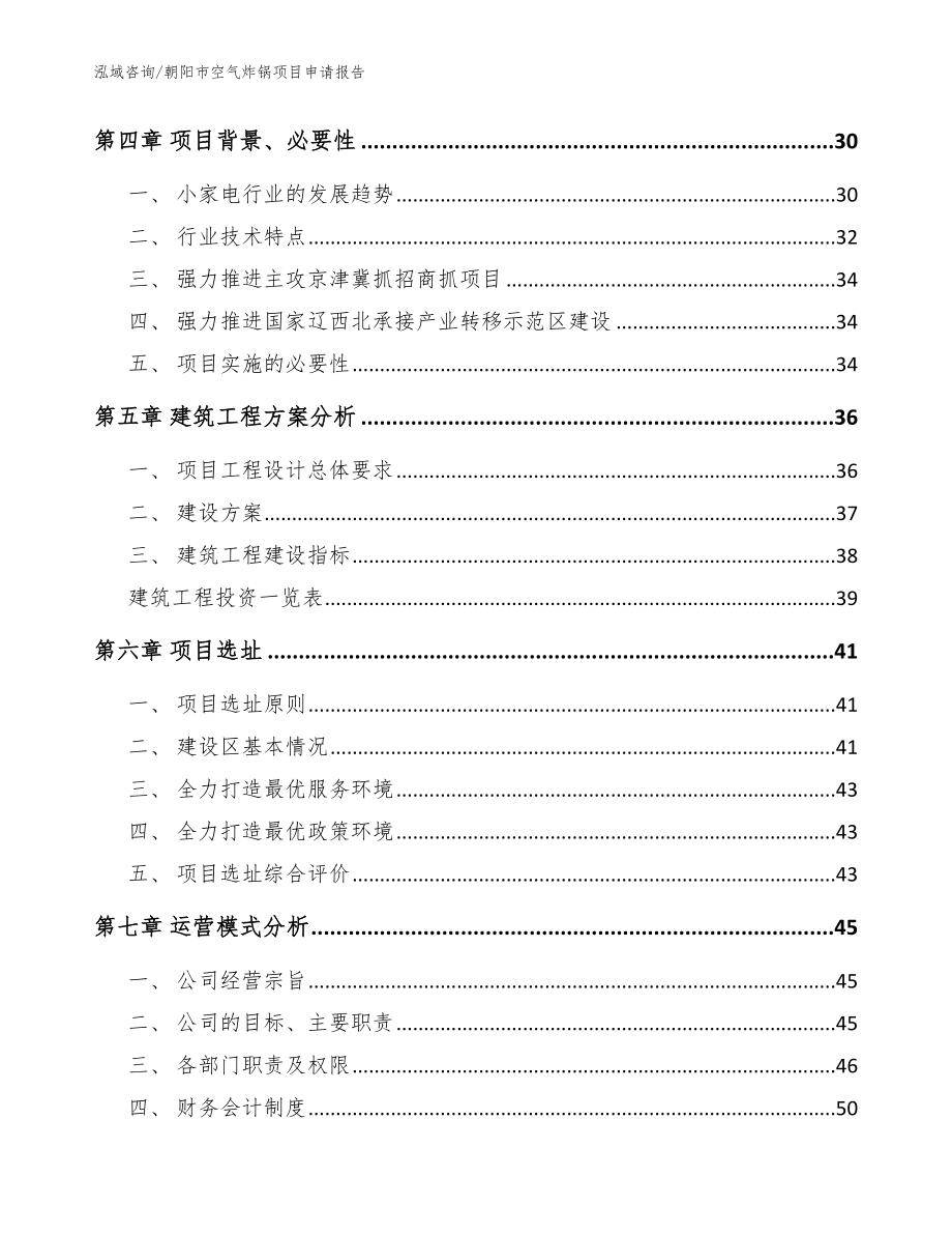 朝阳市空气炸锅项目申请报告【范文参考】_第3页