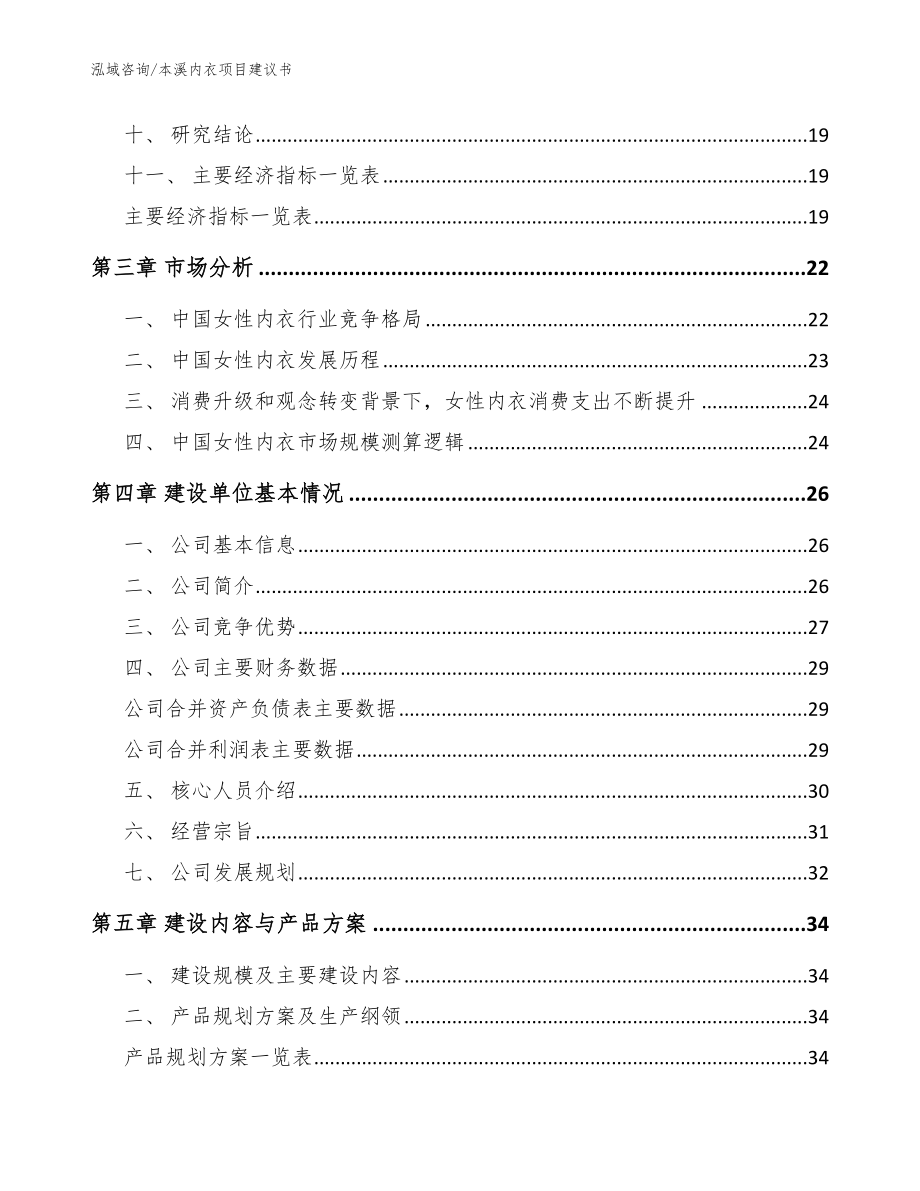 本溪内衣项目建议书【模板】_第4页