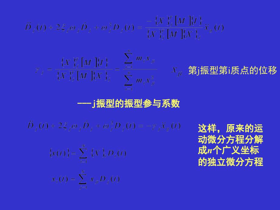 计算水平地震作用的振型分解反应谱法课件_第4页