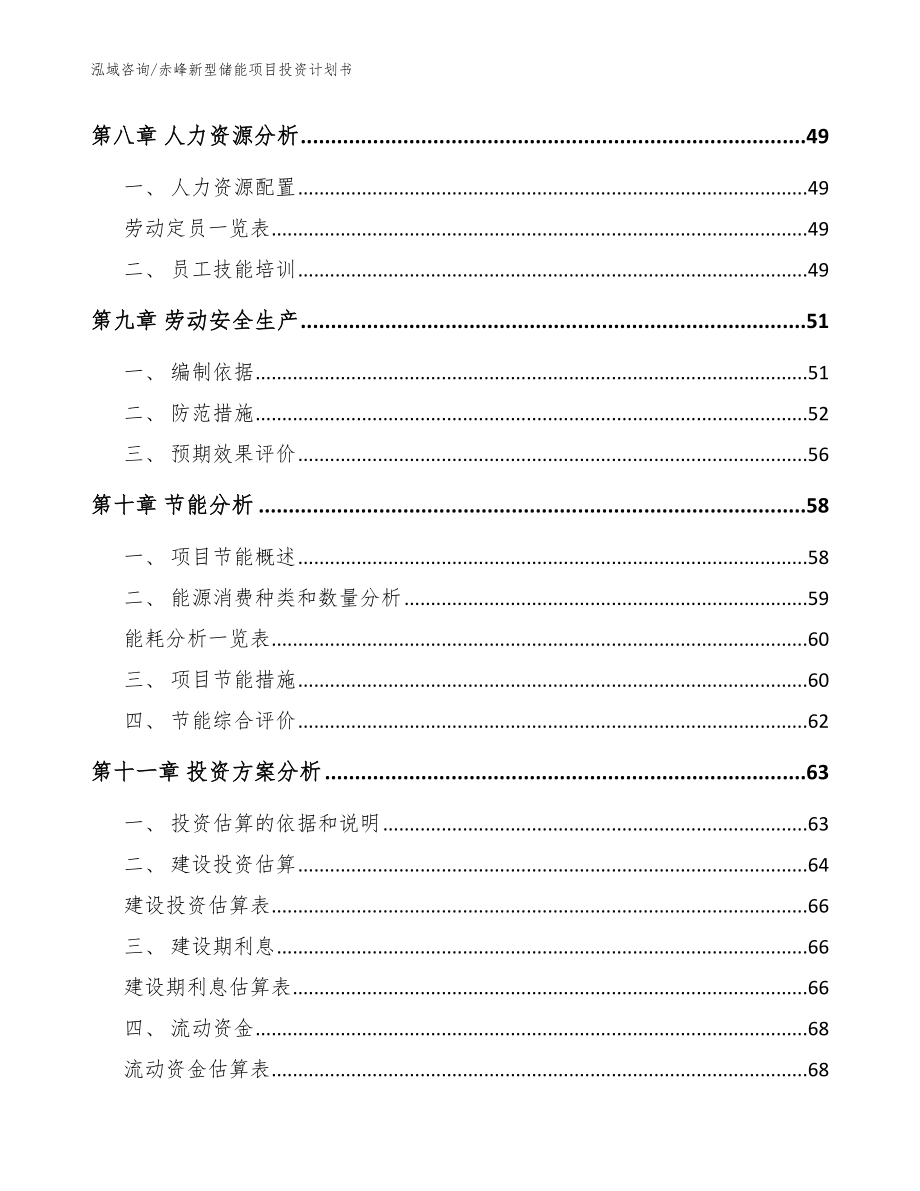 赤峰新型储能项目投资计划书范文模板_第3页