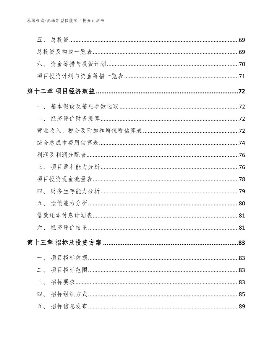 赤峰新型储能项目投资计划书范文模板_第4页