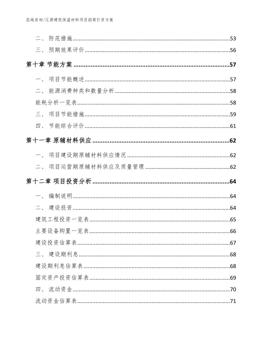 辽源建筑保温材料项目招商引资方案参考模板_第4页