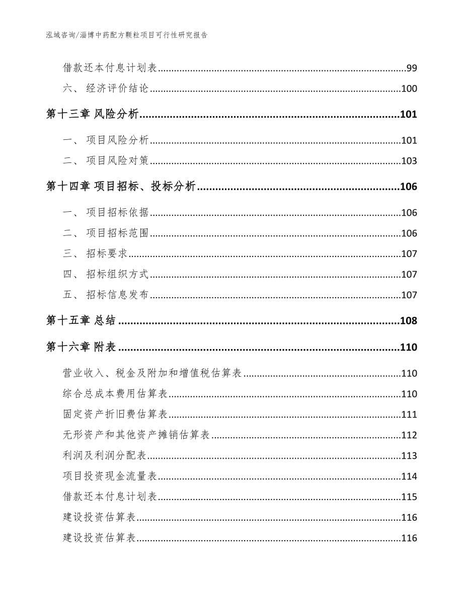 淄博中药配方颗粒项目可行性研究报告【模板】_第5页