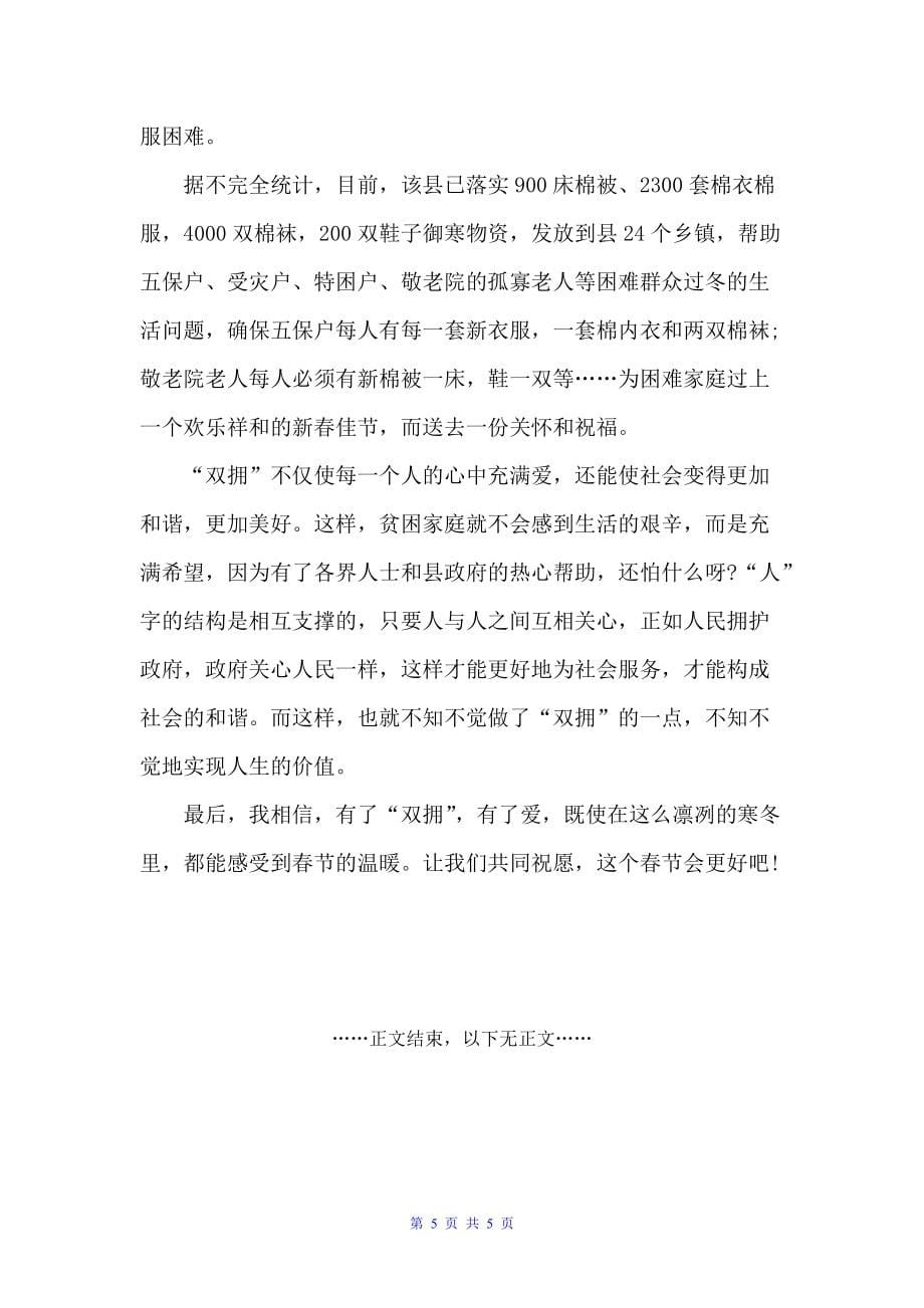 关于春节的作文范文800字（春节）_第5页