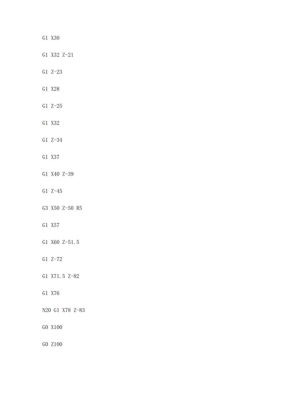 数控机床加工工艺实训报告6800字_第1篇_第4页