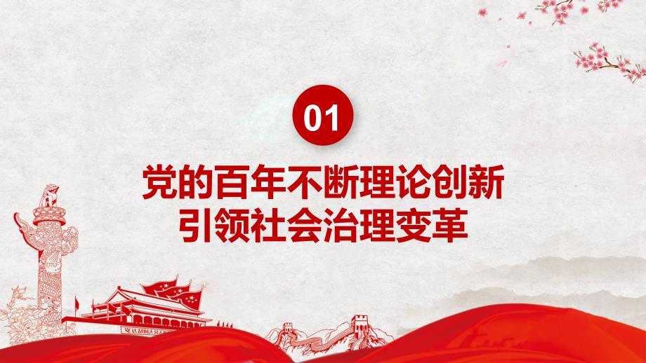 中国共产党百年社会治理的历程成就和经验专题党课PPT课程教育_第4页