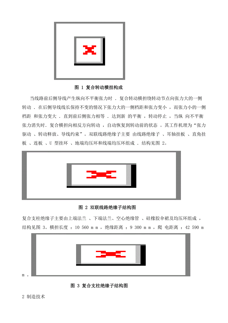 试论特高压直流线路复合转动横担关键制造技术及电气试验_第3页