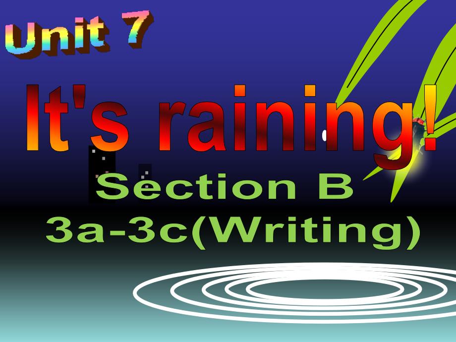 人教版七年级英语下册Unit7 SectionB3a-3c(Writing)课件_第1页