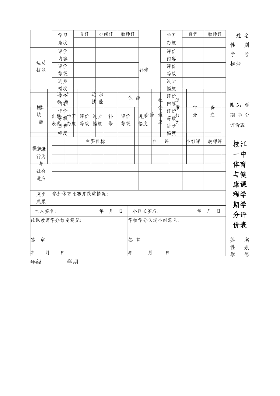 对高中体育课程学分制管理的探讨-2_第4页