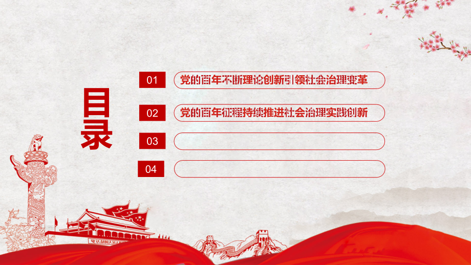 中国共产党百年社会治理的历程成就和经验专题党课PPT课程教育_第3页