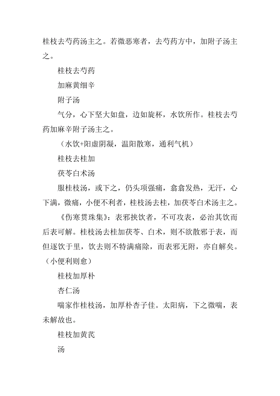 伤寒金匮之四大类方方剂汇总_第2页