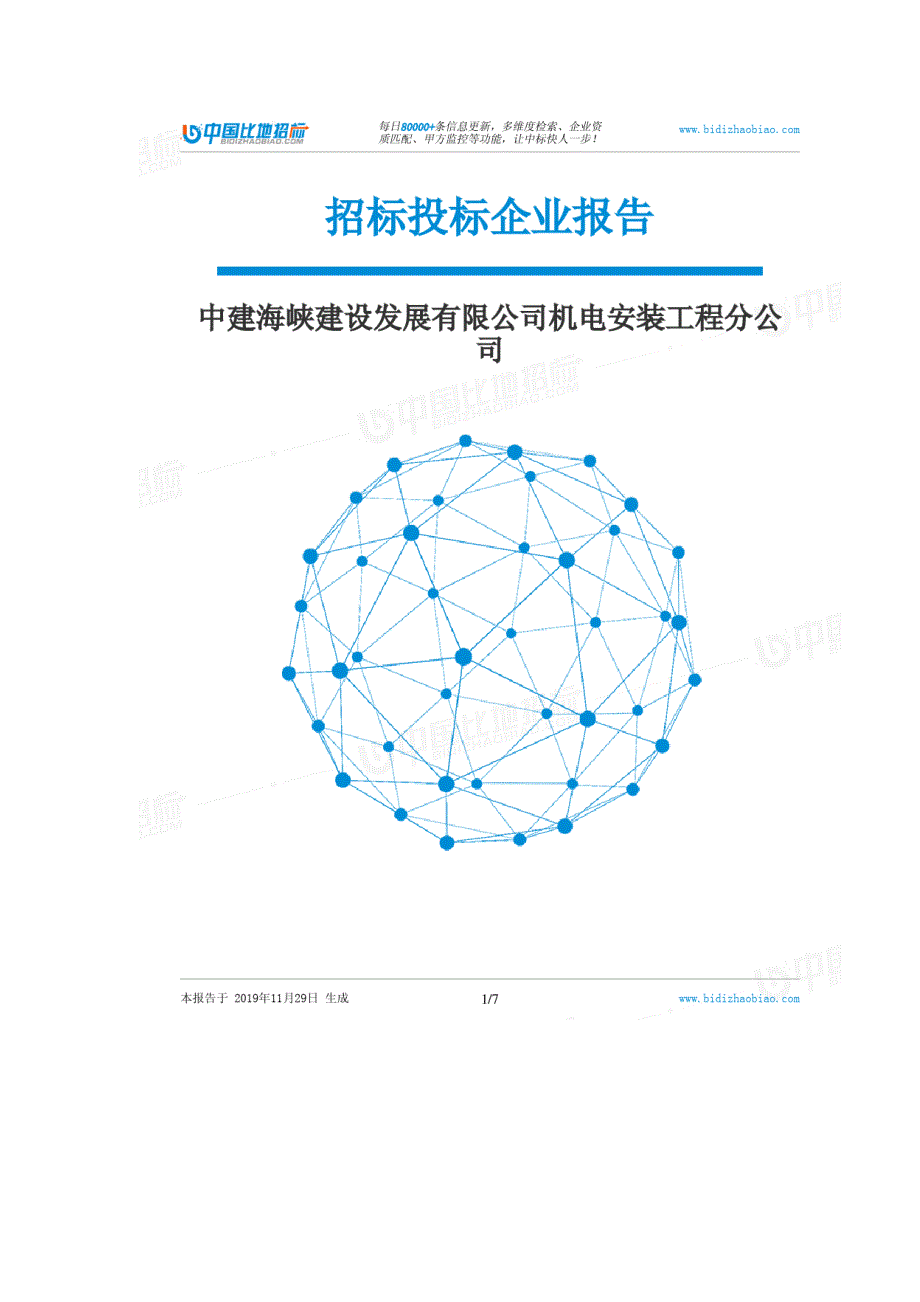 中建海峡建设发展有限公司机电安装工程分公司-招投标数据分析报告_第2页