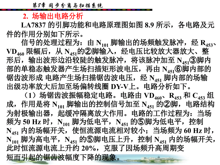 第二节扫描后级电路分析一、场扫描后级电路分析以长虹_第2页