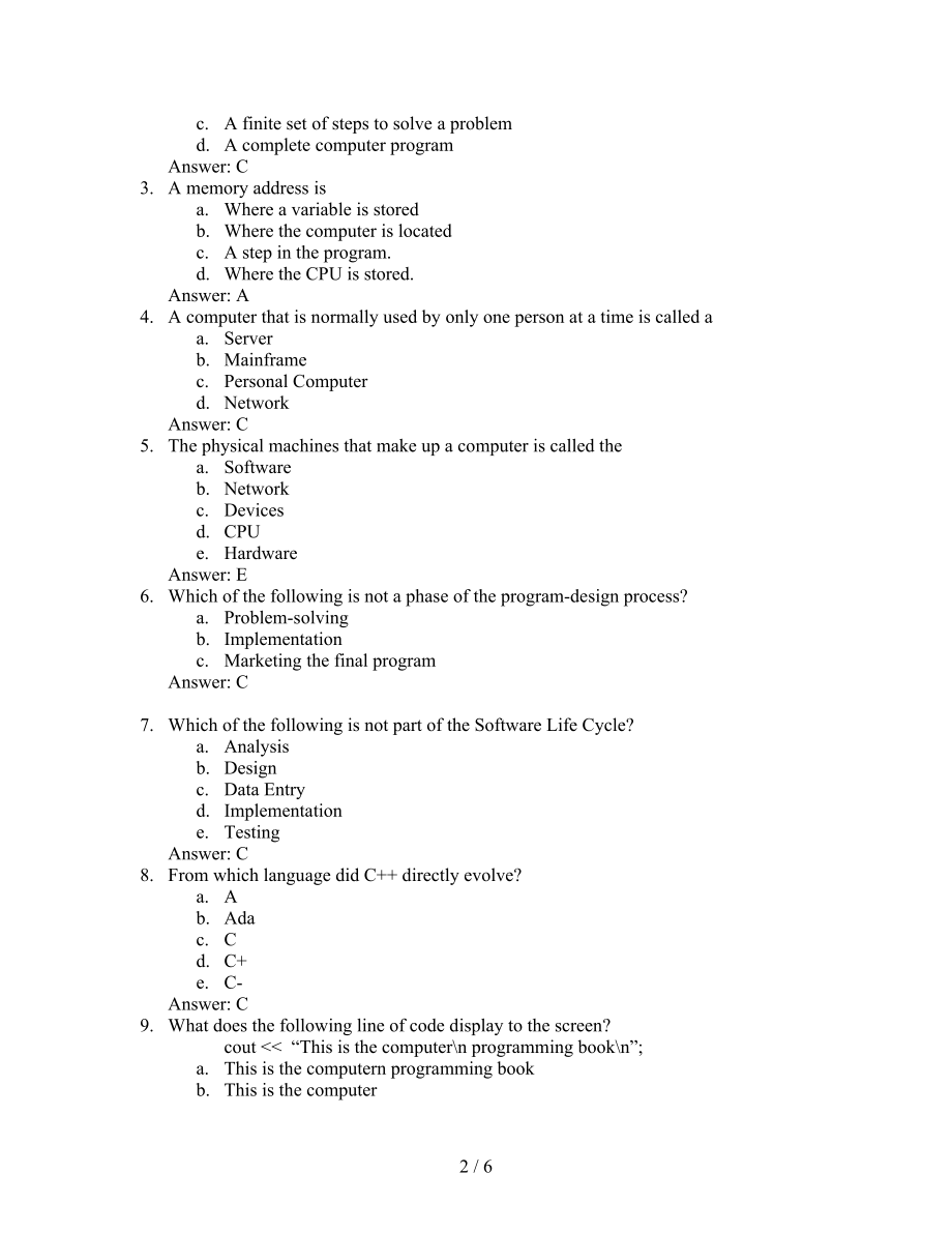 用C++解决问题第十版Chapter1_第2页