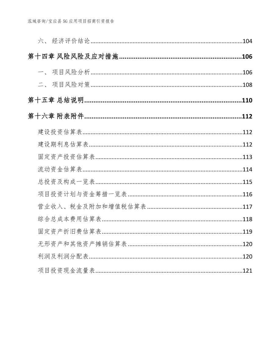 宝应县5G应用项目招商引资报告模板_第5页