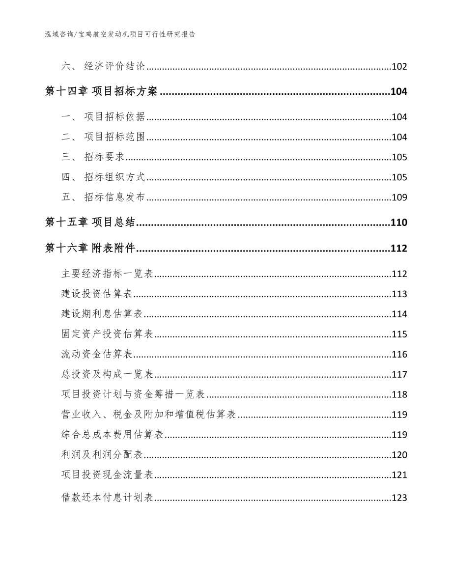 宝鸡航空发动机项目可行性研究报告_模板_第5页